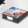 Leather Animals Diamond Painting Notecard Box Flowers Gem Art Sticky Note Holder