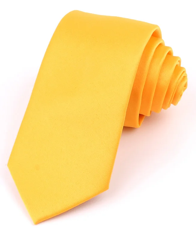 Business Satin Arrow Shape Solid Blazer Tie 