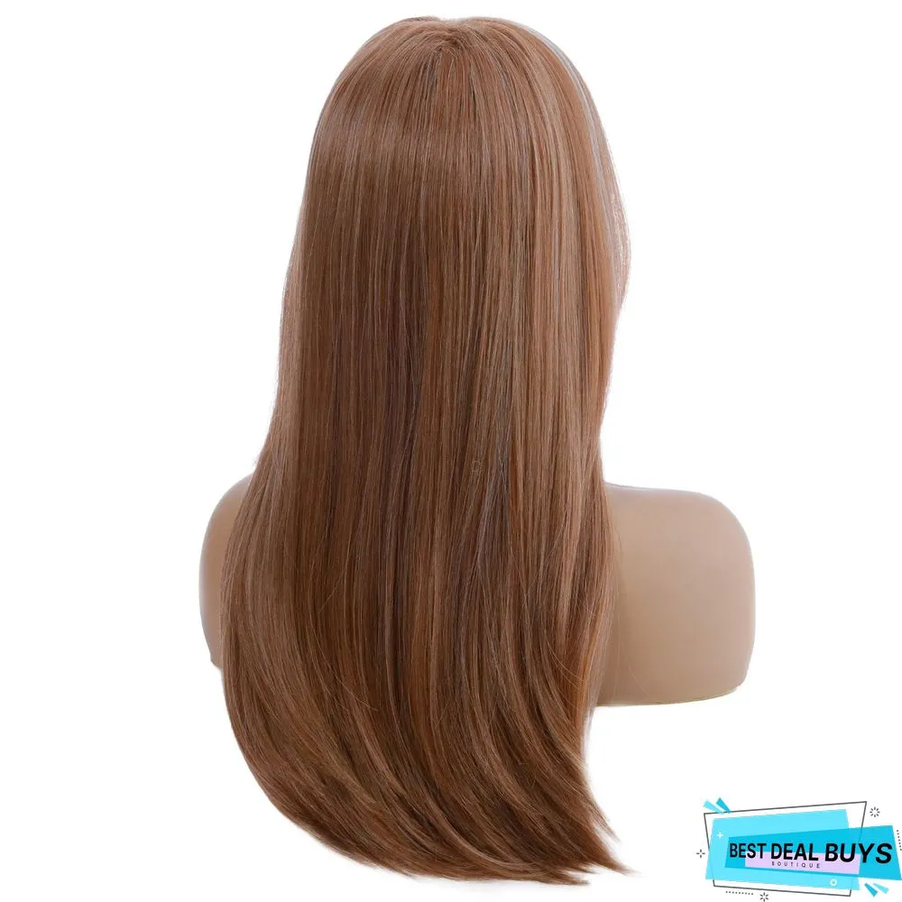 New Long Straight Synthetic Fiber Wig Fashion Women's Wig