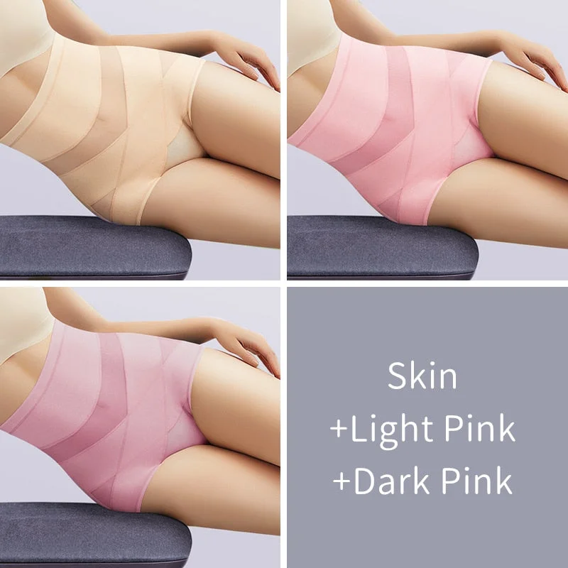 High Waist Panties Women Cotton Underwear Slimming Shapers Sexy Brief Female Butt Lift Tummy Control Underpants Summer Intimates