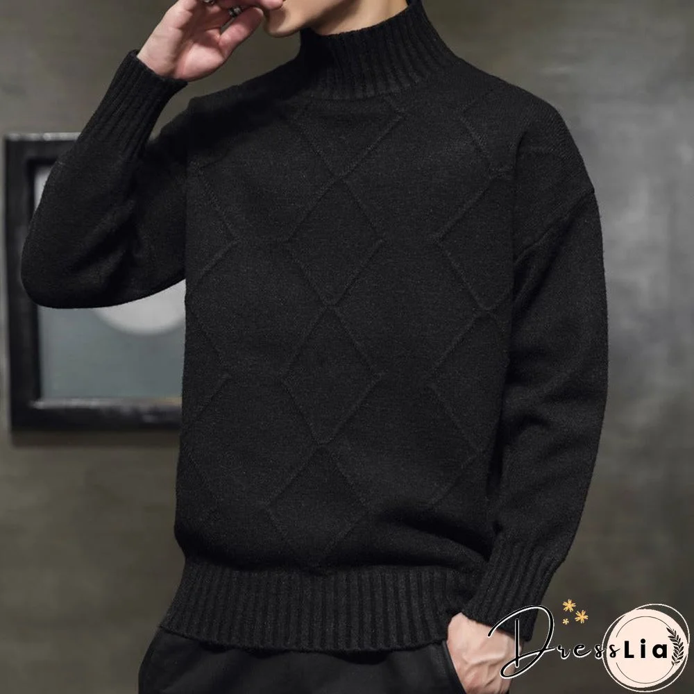 Half-neck Trend Sweater Men's Sweater