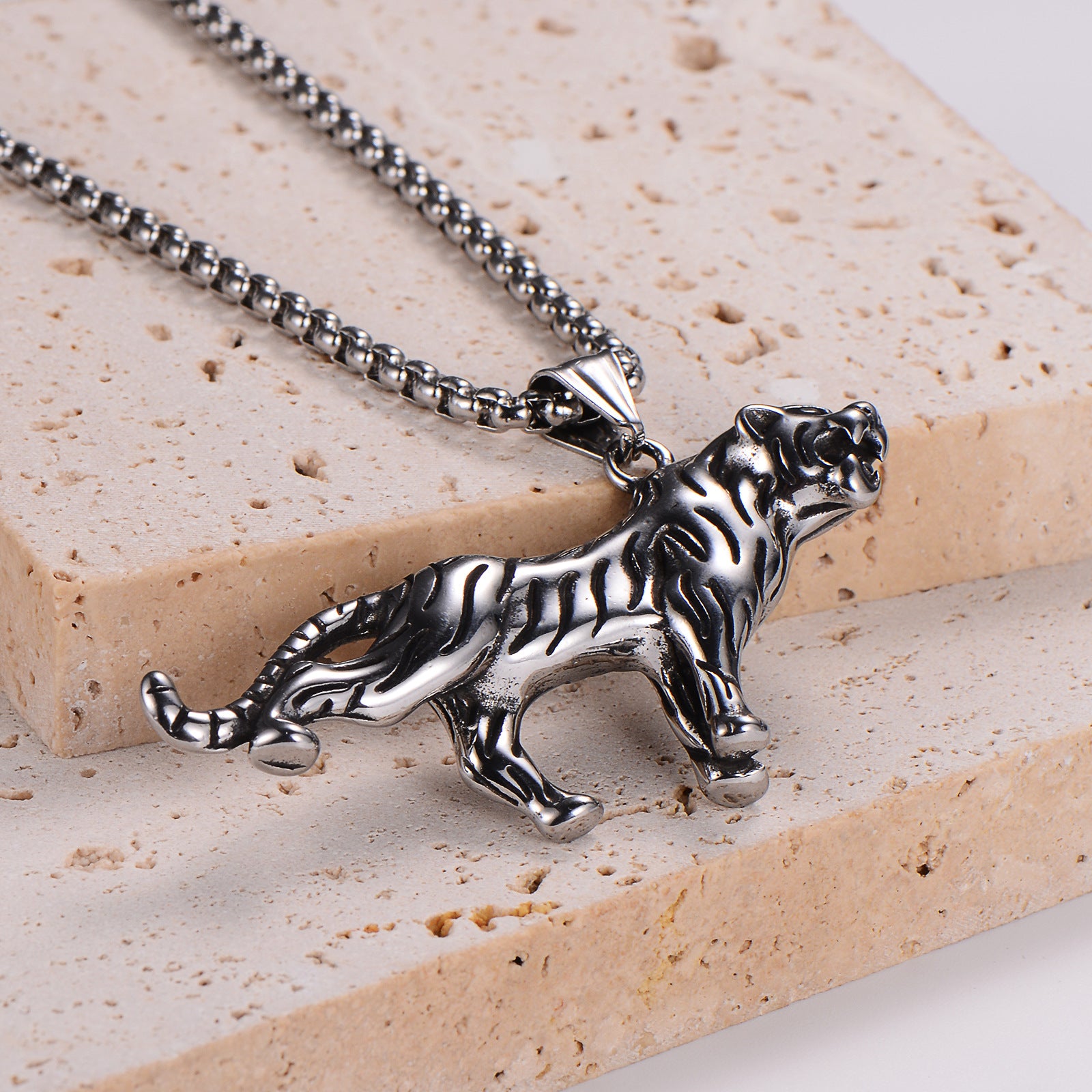 Unisex Zodiac Sign Chinese Zodiac Animal Stainless Steel Polishing Pendants