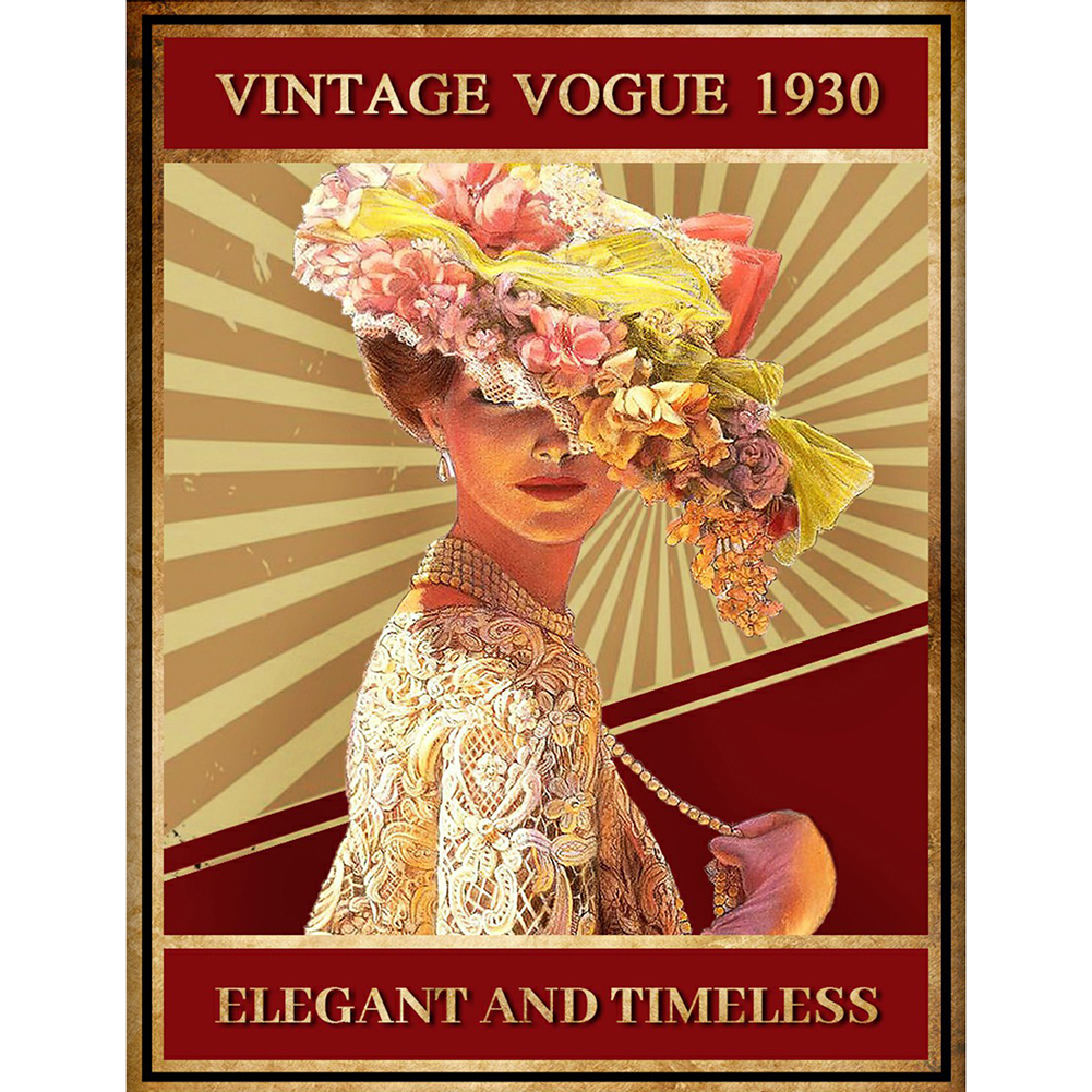 

Elegant Lady - Round Drill Diamond Painting - 40*50CM, 501 Original