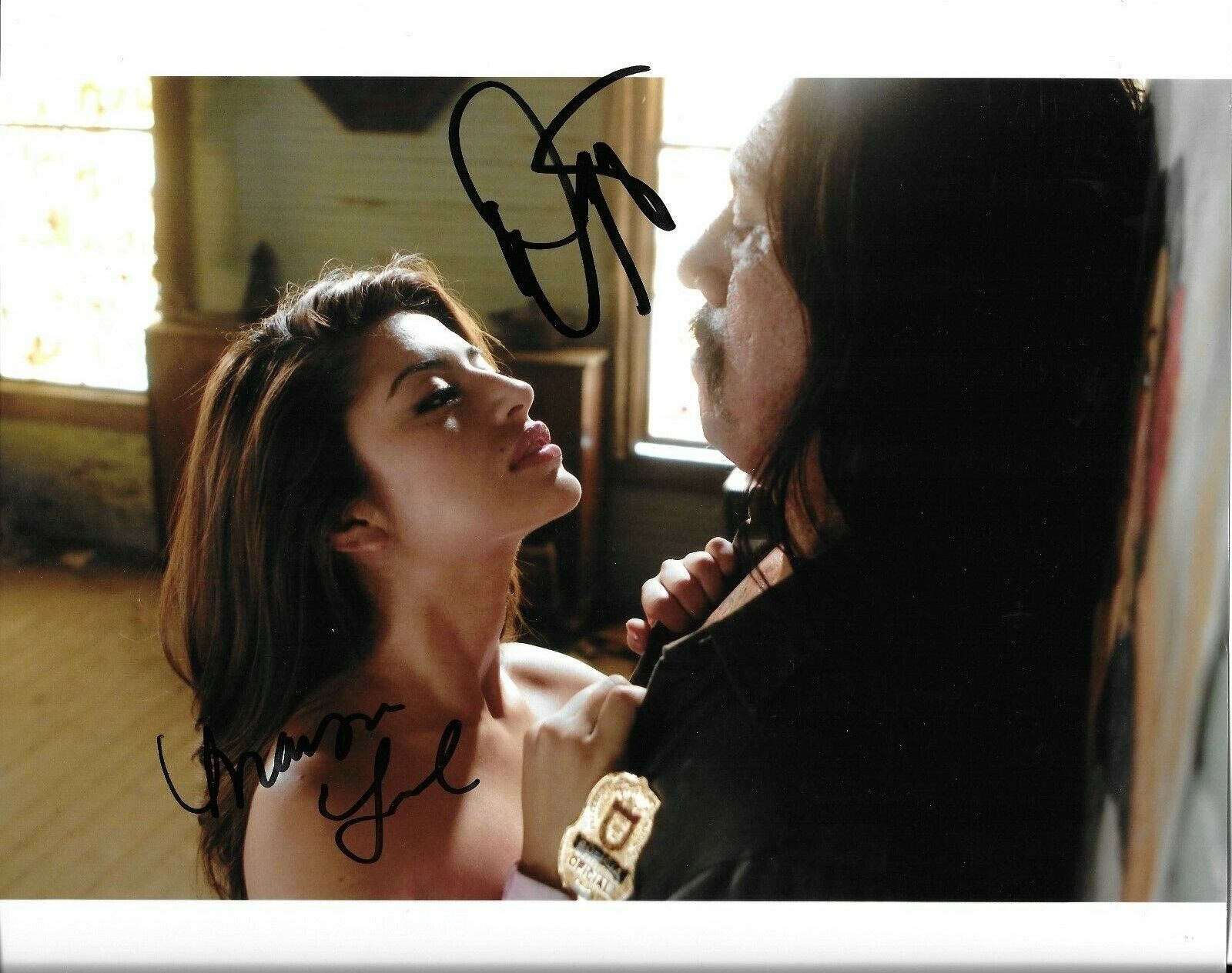 Machete autographed Photo Poster painting signed 8x10 #1 Mayra Leal and Danny Trejo