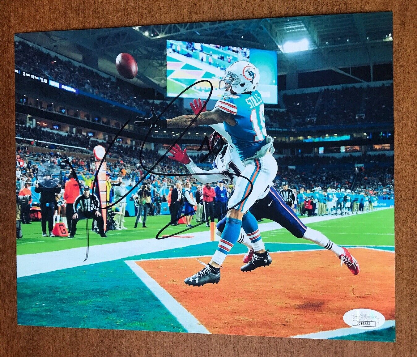 Kenny Stills Signed 8x10 Miami Dolphins Photo Poster painting JSA COA Autographed