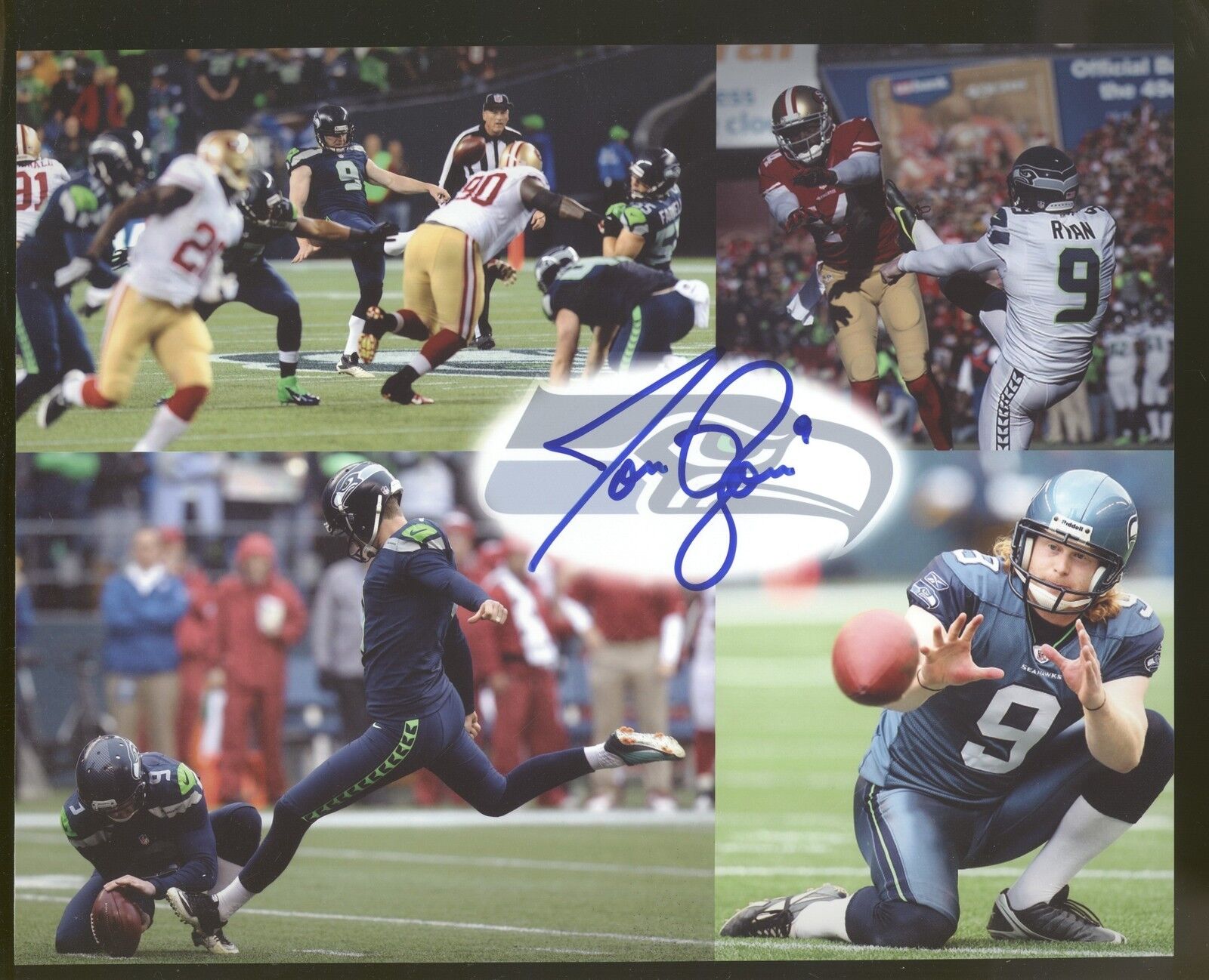 Jon Ryan 8x10 Photo Poster painting Autographed Signed AUTO Seahawks SB XLVIII Champion SPH 0563