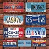 U.S. states - Car License(6*12Inch) - Garage