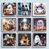 (Multi-Style) Halloween Ghost-11CT Stamped Cross Stitch 40*40cm/15.75*15.75in