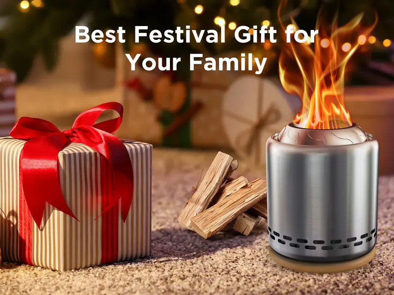 Product Introduction of OGERY Stove Tabletop Fire Pit with Stand. 7.9*6.1''. Smokeless Stainless Steel Portable Fire Pit for Camping Cooking Outdoor Decorative 10