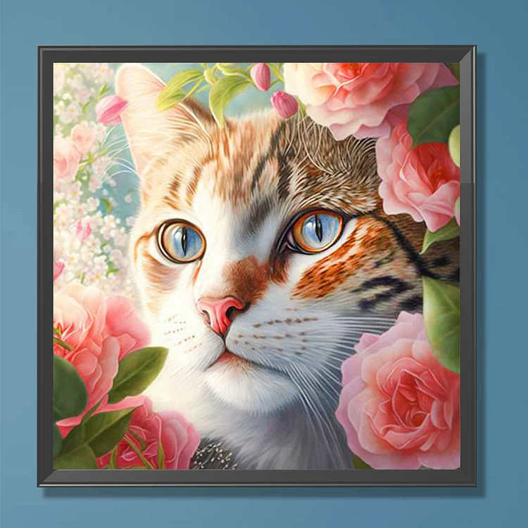 Diamond Painting - Full Round - Diamond Cat(30*40cm)