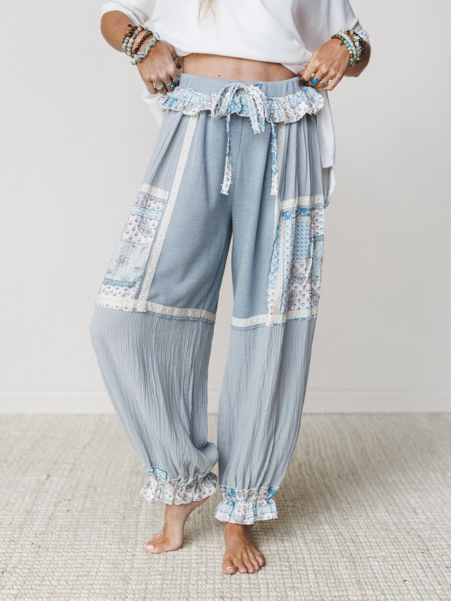Dream Escape Pants - Ash Blue