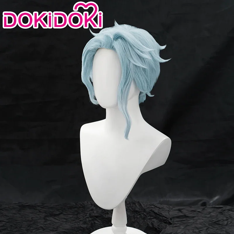 DokiDoki Game Genshin Impact Fatui Cosplay Wig Cosplay Il Dottore Genshin Impact Fatui Cosplay Wig Cosplay Il Dottore Wig