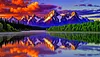 Luxury AB Velvet Diamond Painting Kit - Landscape