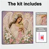 Pearl Painting Kit for Adults Angel Lantern Framed Wall Art