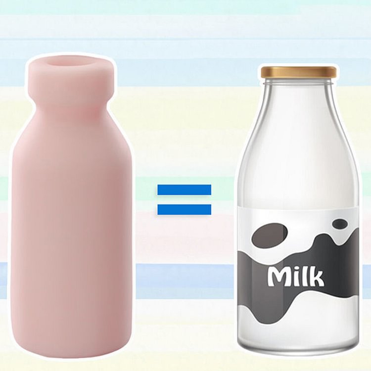 Milk Bottle Shaped Masturbator Cup 