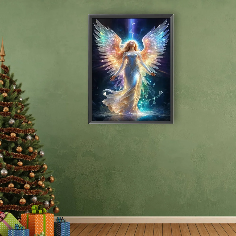 Diamond Painting - Full Round Drill - Winged Angel(Canvas|30*40cm)