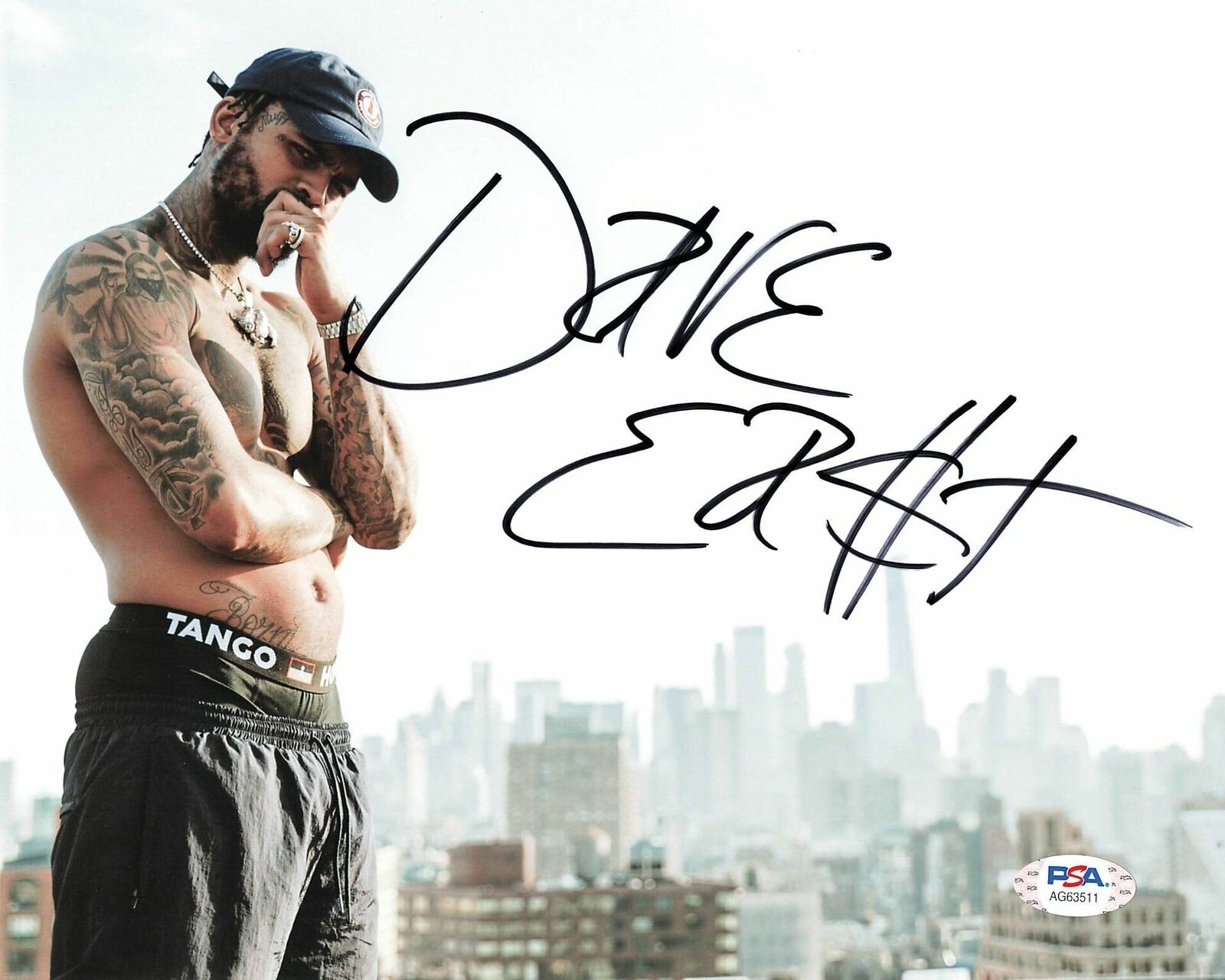 Dave East signed 8x10 Photo Poster painting PSA/DNA Autographed