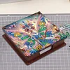 Wooden DIY Fairy Beauty 2 Diamond Painting Kit Note Box with 160 Papers Gifts