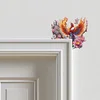 (US Local)Flower Phoenix  Diamond Painting Door Corner Sign DIY Door Frame Decor