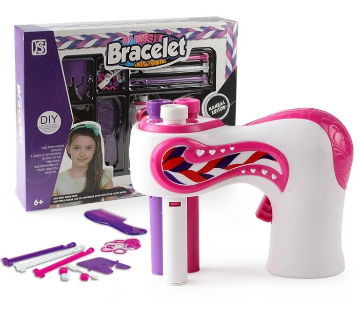 Three-strand electric hair braider