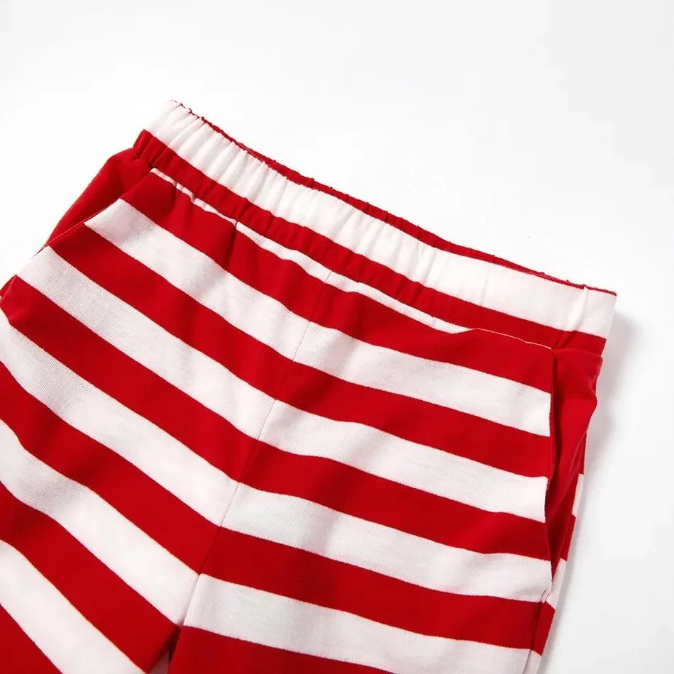 Christmas Deer Family Matching Pajamas Sets (Flame Resistant)