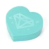 Diamond Painting Plastic Sky Blue Tray Heart Shape Drill Plate 7x7cm