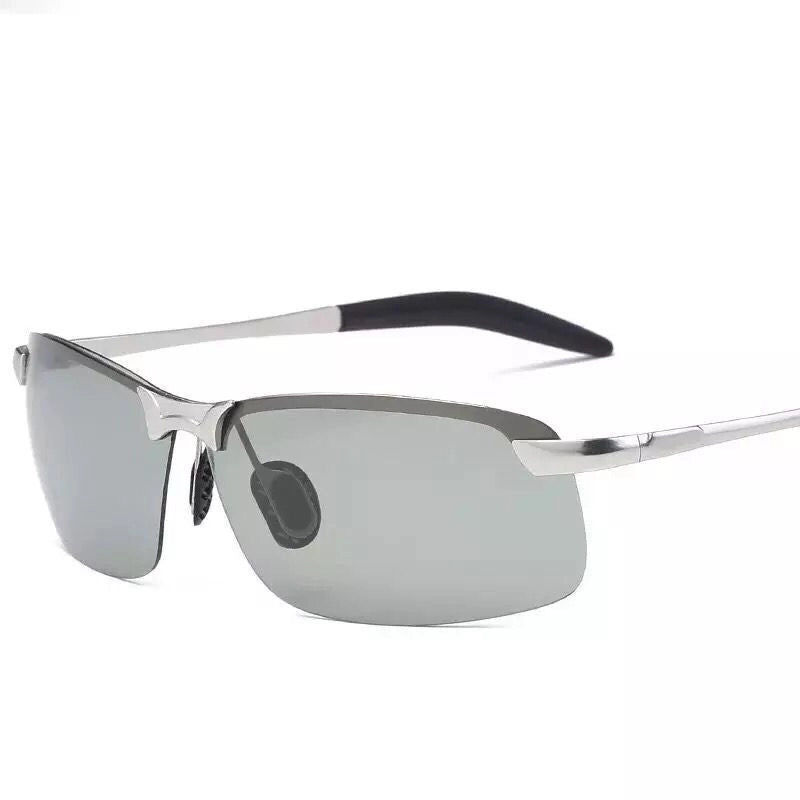 Casual Streetwear Geometric Tac Square Half Frame Glasses