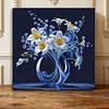 Framed Daffodil Vase-Paint by Numbers Acrylic Painting 35*35CM