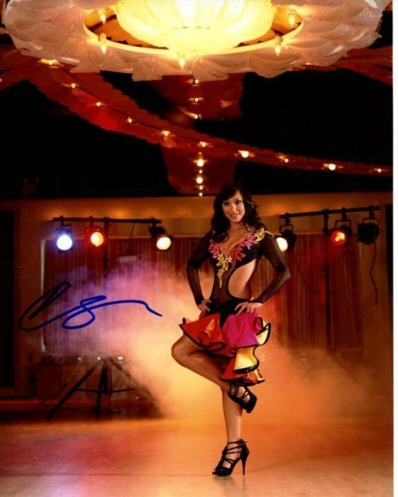 Cheryl burke signed autographed dancing with the stars 8x10 Photo Poster painting