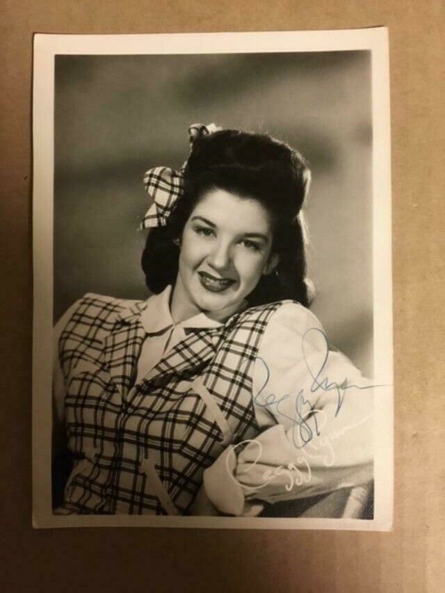 Peggy Ryan Actress/Singer Signed Vintage 5x7 Photo Poster painting(dated 1947 on Back) w/COA