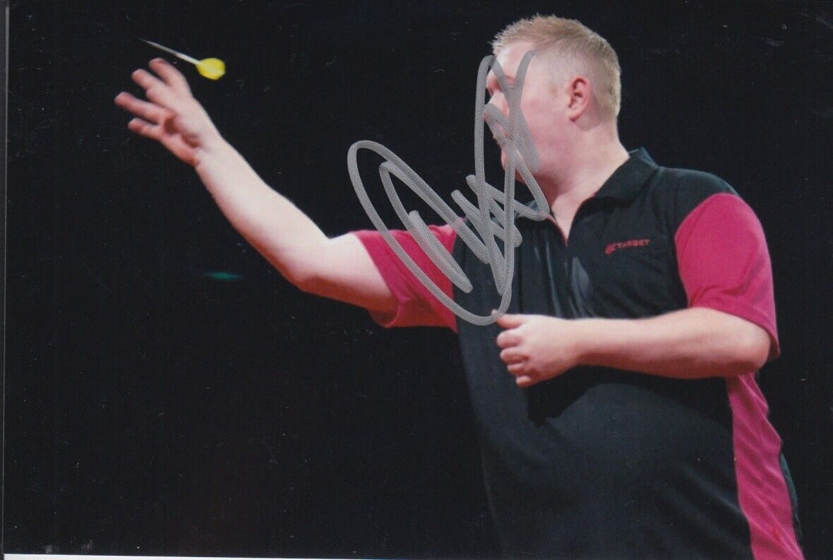 RICKY EVANS HAND SIGNED 6X4 Photo Poster painting - DARTS AUTOGRAPH - RAPID 5.