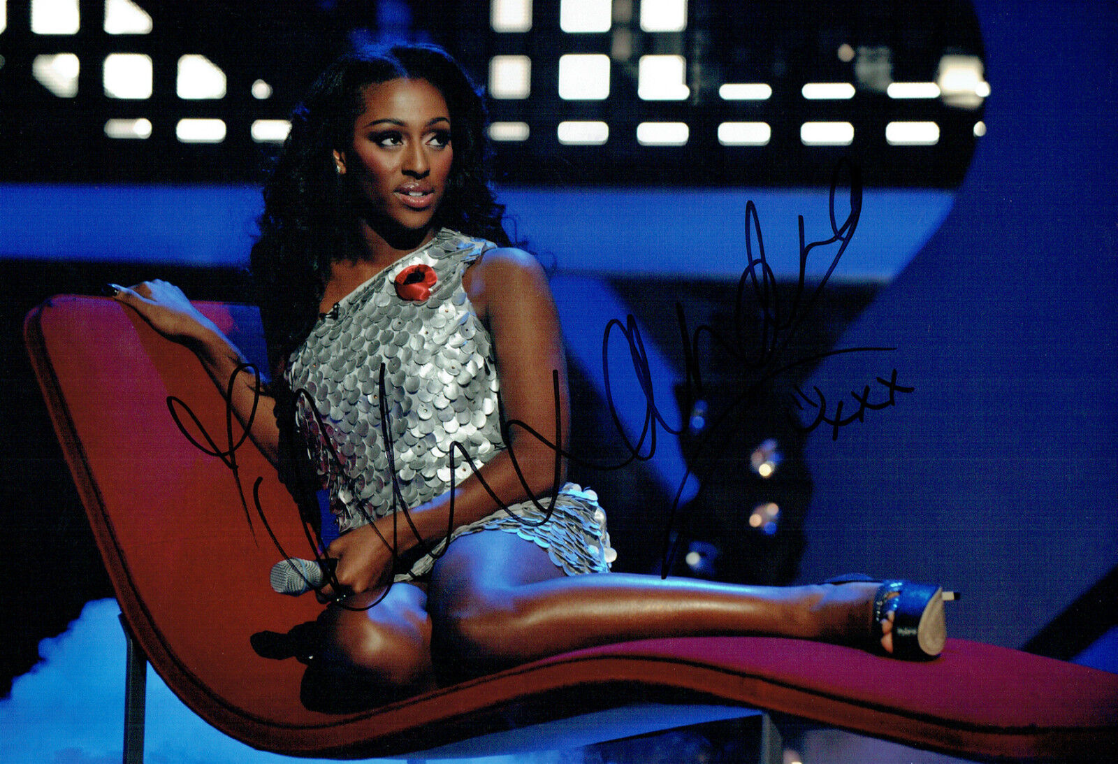 Alexandra BURKE Signed Autograph 12x8 Photo Poster painting AFTAL COA Singer Songwriter X-FACTOR