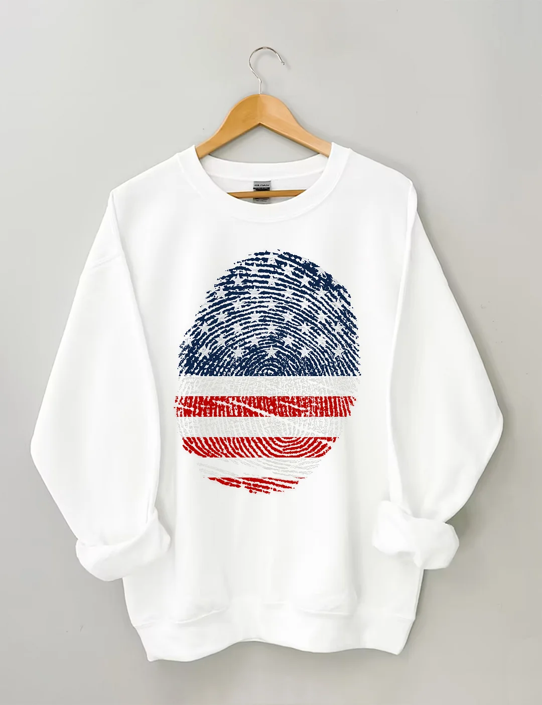 Fingerprint Flag Sweatshirt