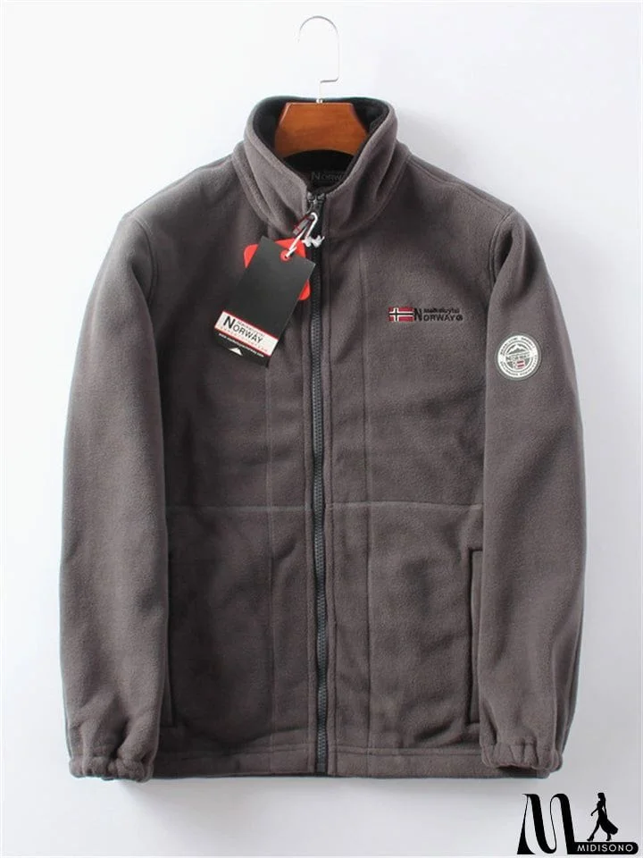 MidiSono - Men's Cozy Double-Sided Plush Winter Thermal Coat