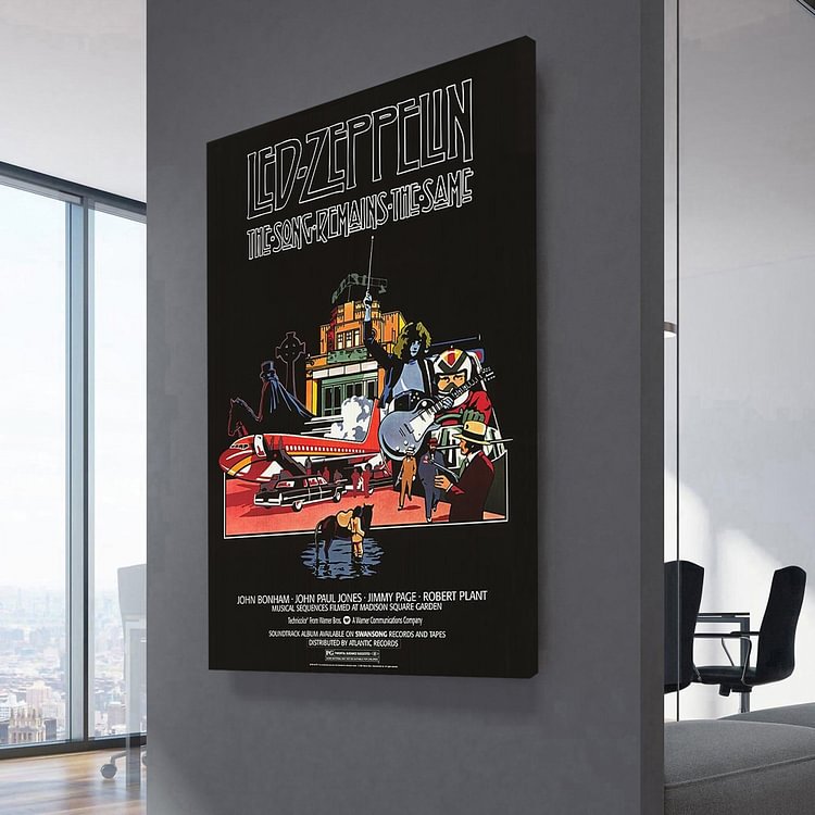 Led Zeppelin The Song Remains the Same Canvas Wall Art
