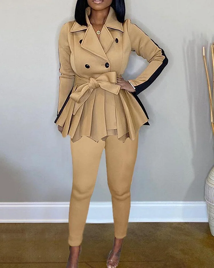 Long Sleeve Jacket Casual Suit