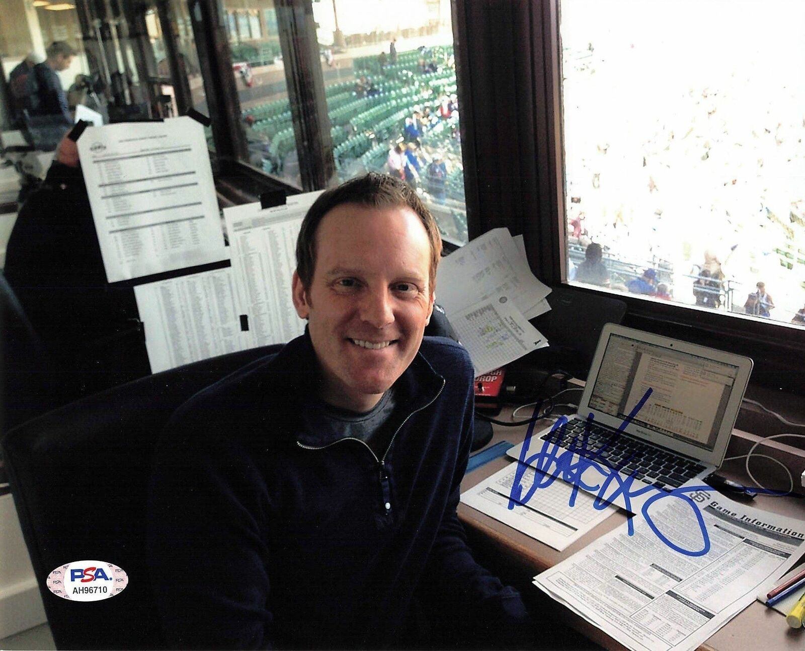 Len Kasper signed 8x10 Photo Poster painting PSA/DNA Chicago White Sox Autographed