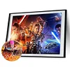 Star Wars - Runde Bohrmaschine Diamantmalerei - 50 * 40cm