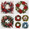 (Multi-Style) Christmas Wreath-11CT Counted Cross Stitch 40*40cm