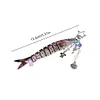 Fish Keychain Acrylic Lovely Jewelry Fishing Lure Keychain Gifts for Men (Pink)