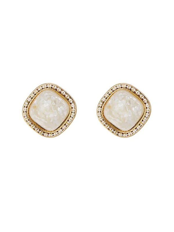 Shell Geometry Vintage Simple Earrings