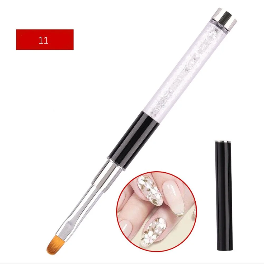 16 Types Nail Art Painting Brush UV Gel Extension Builder Carving Drawing Pen Crystal Diamond Handle Manicure Salon Tools NEW-Nail Inspo