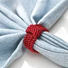 Simple Colors Knitting Weave Napkin Ring