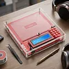 Schumann Resonance Frequency Generator with LCD Display & USB Cable Adjustable 0.01Hz To 99999Hz Ultra-Low Frequency Sound Generator for Sleep Aid Yoga Mindfulness (Acrylic Shell)