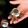 Metal Gyro Decompression Dice Straight Into The Windproof Lighter