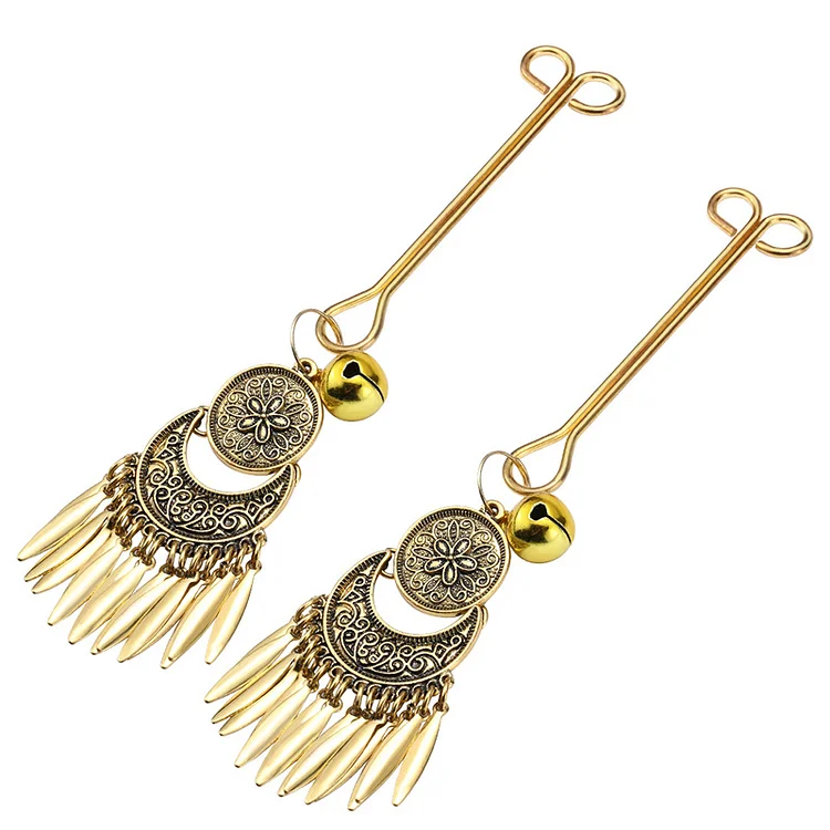 Nipple Clamps Exotic Moon Teaser Baby Bell Couples Sex Toy