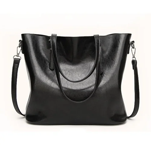 REPRCLA High Quality Women Bag PU Leather Handbags Top-handle Bags Tote Fashion Shoulder Bags Designer Crossbody Large Capacity