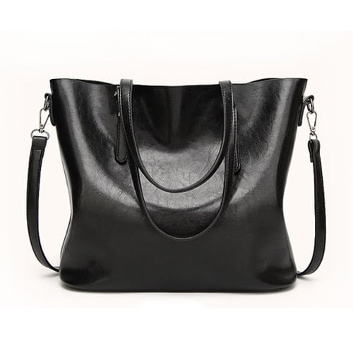 REPRCLA High Quality Women Bag PU Leather Handbags Top-handle Bags Tote Fashion Shoulder Bags Designer Crossbody Large Capacity