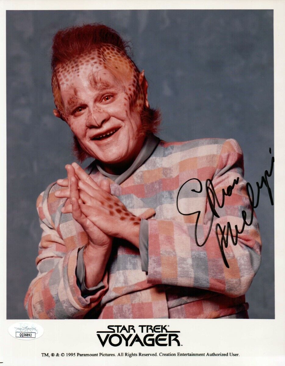 Ethan Phillips Signed Autograph 8X10 Photo Poster painting Star Trek Voyager Neelix JSA QQ36892