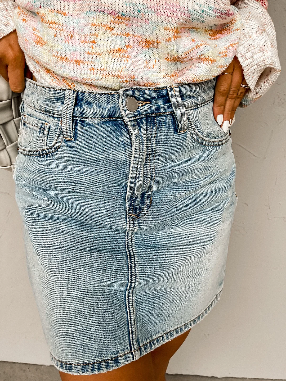 Quinn Denim Skirt-Mountain View